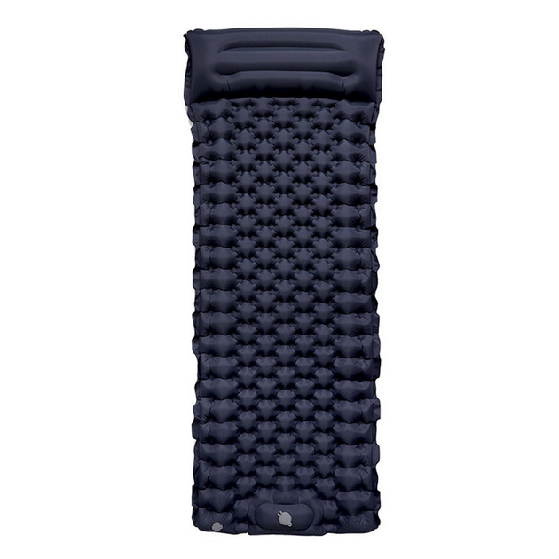 Надувний туристичний килимок каремат (188х58х6 см) Outdoor Sleeping Black - зображення 5