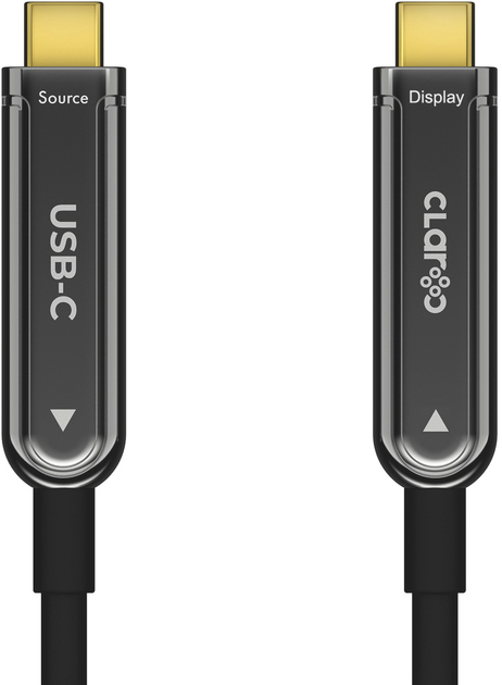 Kabel Claroc USB-C - USB-C 4K 60 Hz 10 m (CLAROC-USBC-10M) - obraz 2
