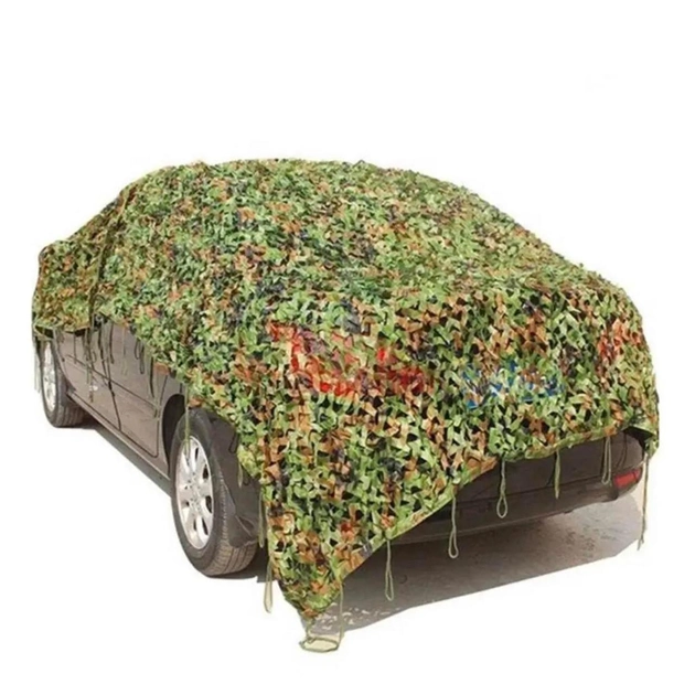 Багатофункціональна Маскувальна Сітка для автомобілів та техніки із міцної тканини Oxford камуфляж 400х500 см - зображення 1