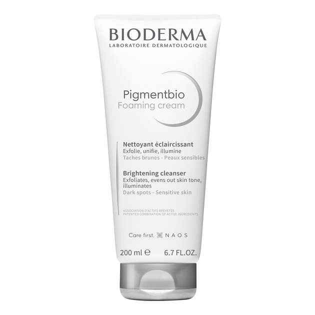Kremowa pianka do mycia twarzy Bioderma Pigmentbio Foaming Cream Exfoliating Cleasing 200 ml (3701129800546) - obraz 1