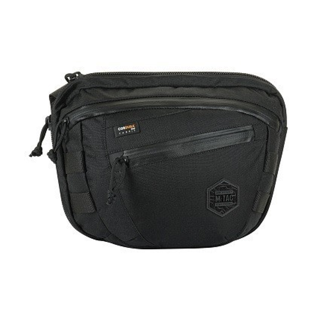 Сумка тактична через плече M-TAC Sphaera Hardsling Bag Large Elite Black для пістолета - зображення 2