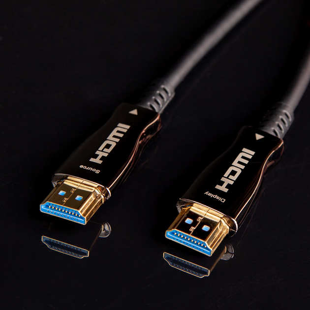 Kabel Claroc HDMI - HDMI 2.0 AOC 4K 60 Hz 50 m (FEN-HDMI-20-50M) - obraz 4