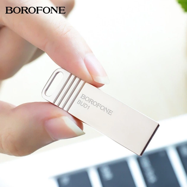 USB Флешка металлическая флешка 128ГБ BOROFONE BUD1 128GB - изображение 5