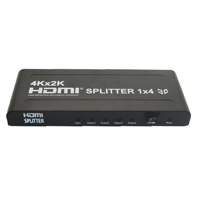 HDMI 1 на 4 порта активный сплиттер 2K 4K 1080P с блоком питания – фото ...