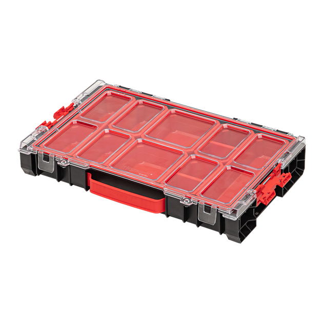 Набір із 3 ящиків для зберігання інструментів 5/19/28 л Qbrick System PRO Set 2 Plus на колесах, пластикові, чорні - Фото 2 Набір із 3 ящиків для зберігання інструментів 5/19/28 л Qbrick System PRO Set 2 Plus на колесах, пластикові, чорні - зображення 2