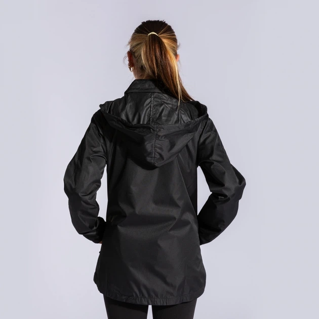 Куртка вітрозахисна JOMA trivor raincoat black L (901428.100) - зображення 2