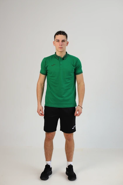 Футболка поло JOMA polo shirt bali ii green s/s L (100748.450) - Фото 3 Футболка поло JOMA polo shirt bali ii green s/s L (100748.450) - изображение 3