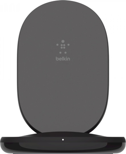 Бездротова зарядка Belkin BOOST CHARGE Charging Stand 15W PSU, Black (WIB002VFBK) - зображення 1