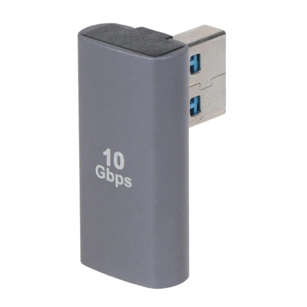 Переходник адаптер угловой USB 3.0 M/F 10Gbps Graphite (48567) - Фото 5 Переходник адаптер угловой USB 3.0 M/F 10Gbps Graphite (48567) - изображение 5