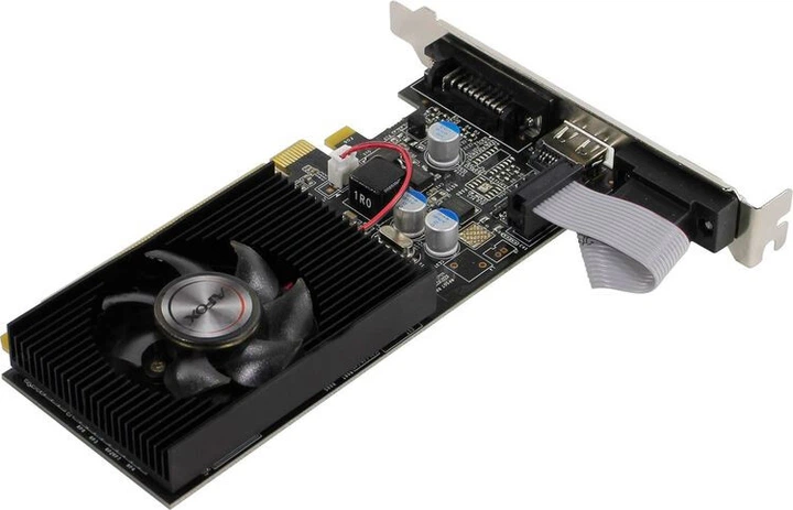 Karta graficzna AFOX PCI-Ex GeForce GT610 1GB GDDR3 (64bit) (954/1333) (DVI, VGA, HDMI) (AF610-2048D3L7-V8) - obraz 3