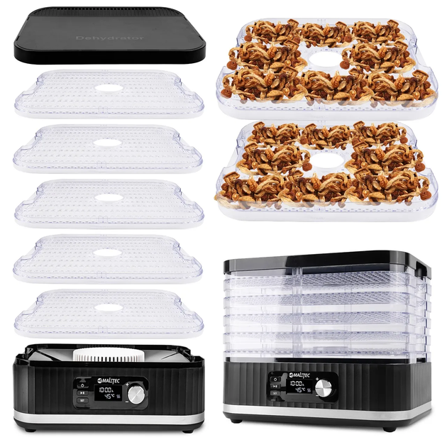Сушилка для овощей, фруктов, грибов Maltec DryExpert450W Черная - изображение 6