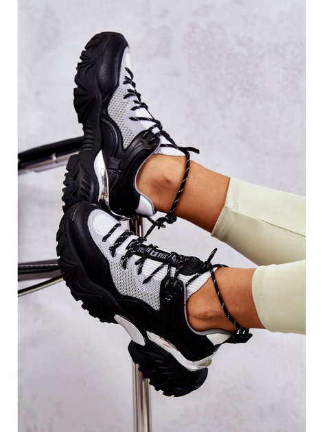 Sneakersy damskie Big Star KK274053 36 Szary/Czarny (5900714533496) - obraz 3