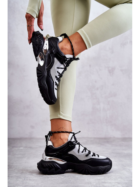 Sneakersy damskie Big Star KK274053 36 Szary/Czarny (5900714533496) - obraz 4