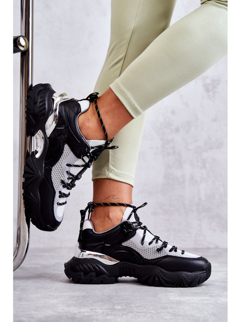 Sneakersy damskie Big Star KK274053 36 Szary/Czarny (5900714533496) - obraz 5