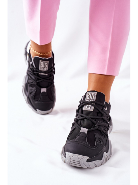 Sneakersy damskie Big Star II274089 39 Czarne (5900714407742) - obraz 3