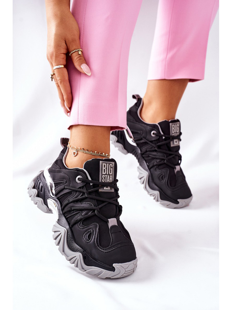Sneakersy damskie Big Star II274089 39 Czarne (5900714407742) - obraz 5