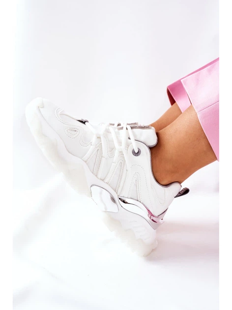 Sneakersy damskie na wysokiej platformie Big Star II274088 41 Białe (5900714407827) - obraz 8