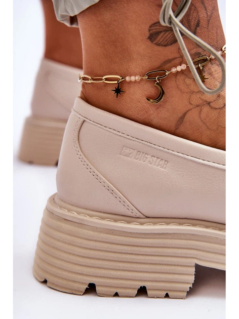 Loafersy damskie Big Star LL274581 37 Beżowe (5900714633264) - obraz 8