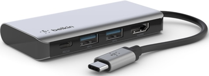 Adapter Belkin USB-C 4 w 1 (AVC006BTSGY) - obraz 3