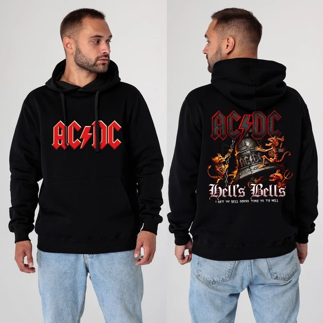 Толстовка Epic чоловіча чорна AC/DC Hells Bells двостороння розмір XXL - изображение 3
