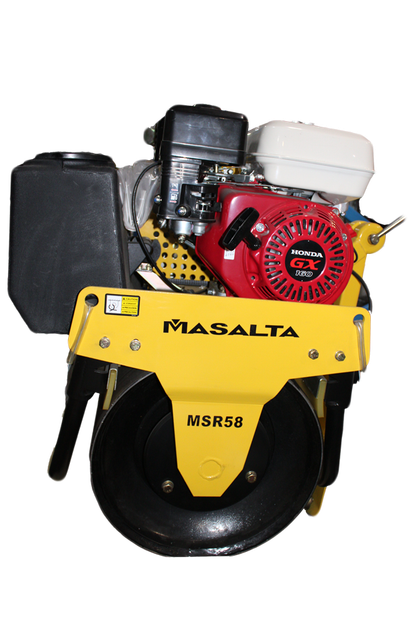 Каток вібраційний одновальний з баком для води Masalta MSR58H (28.5 кН, 580 мм, 185 кг) - зображення 3