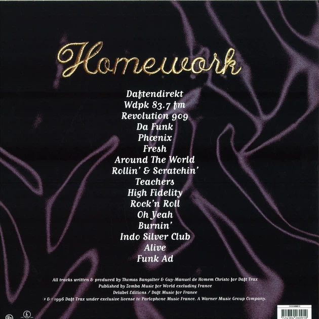 Виниловая пластинка&nbsp;Daft Punk – Homework (2LP) - изображение 7
