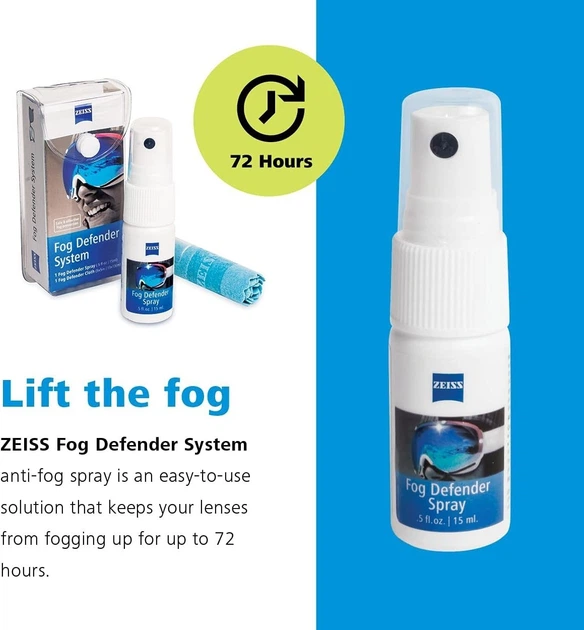 Антифог спрей для очков и оптики Zeiss Antifog 15ml 72 години захисту - изображение 3