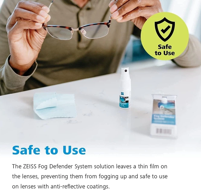 Антифог спрей для очков и оптики Zeiss Antifog 15ml 72 години захисту - изображение 5