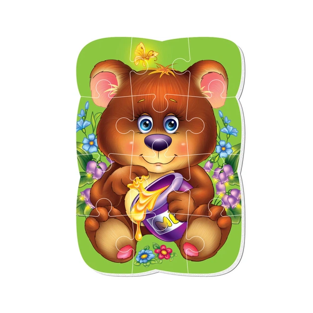 Магнітні пазли Малюк зможе "Ведмедик" Vladi Toys VT3301-04 А5, Укр - зображення 2