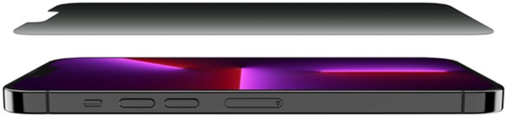 Захисне скло Belkin Tempered Privacy Anti-Microbal для Apple iPhone 13 Pro Max (OVA082ZZ) - зображення 2