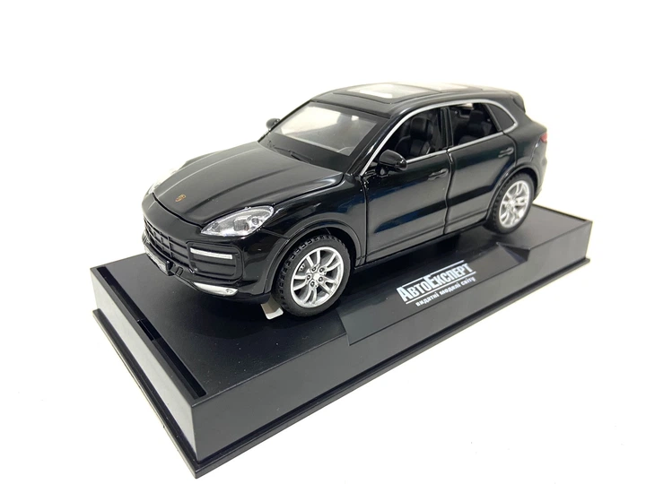 Машинка металева TK Union Group Porshe Cayenne 1:32 Чорна (24705) - Фото 2 Машинка металева TK Union Group Porshe Cayenne 1:32 Чорна (24705) - зображення 2
