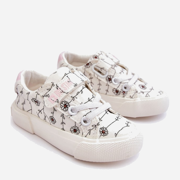 Дитячі кеди для дівчинки Big Star JJ374102 25 Білі (5900714490072) - зображення 3