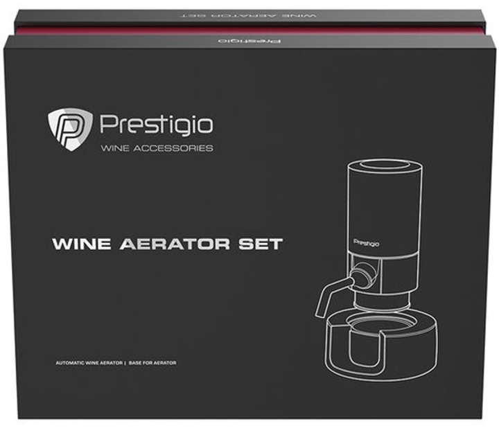 Zestaw do napowietrzania wina Prestigio Wine Aerator Set (PWA104ASB) - obraz 9