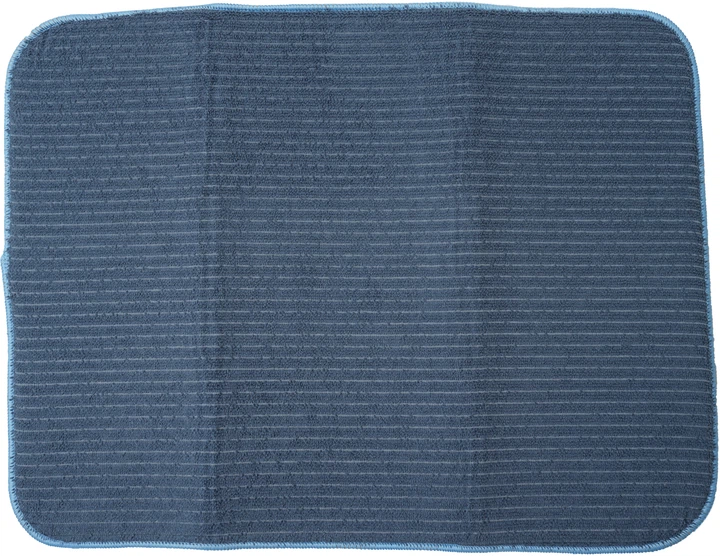Коврик для сушки посуды Ecofabric 38 х 51 см Синий (EF-3851-DB) - Фото 5 Коврик для сушки посуды Ecofabric 38 х 51 см Синий (EF-3851-DB) - изображение 5