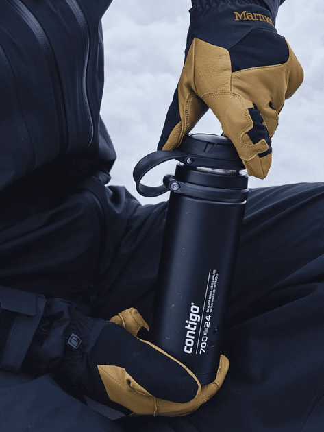 Термо-пляшка Contigo Fuse 0,7 л чорна (2156007) - Фото 7 Термо-пляшка Contigo Fuse 0,7 л чорна (2156007) - зображення 7