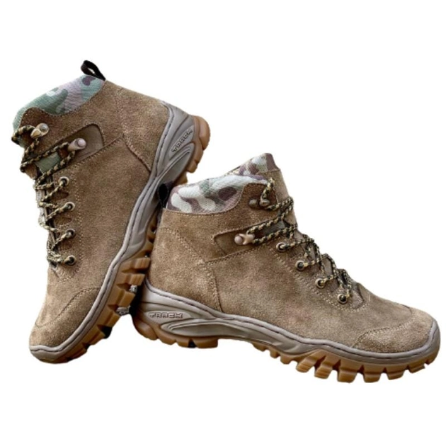 Тактические летние ботинки (цвет койот), обувь для ВСУ, тактическая обувь, размер 45 (105006-45) - изображение 1
