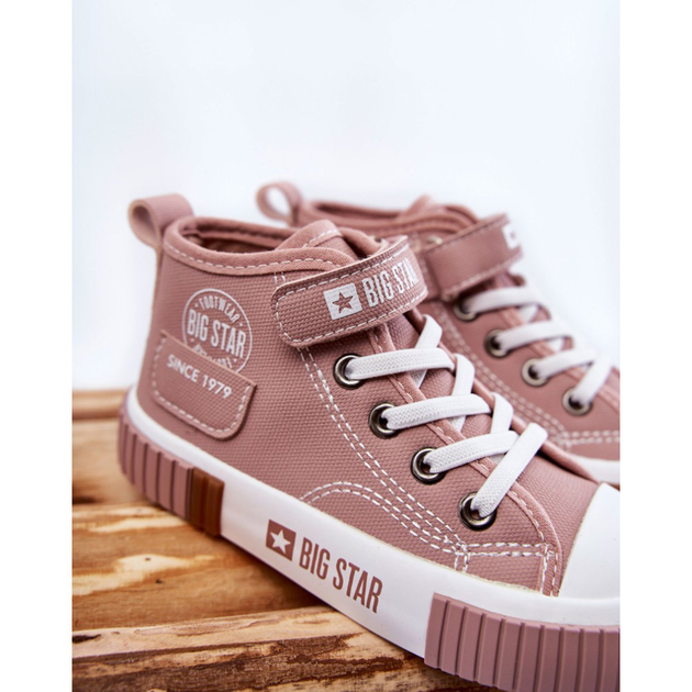Trampki dziecięce Big Star KK374016 33 Różowe (5900714534240) - obraz 6