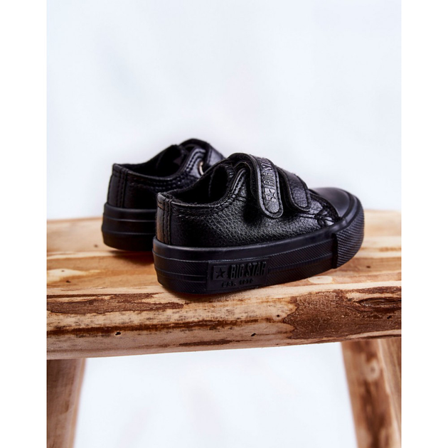 Дитячі кеди для хлопчика Big Star KK374090 18 Чорні (5900714540685) - зображення 5