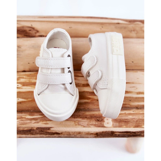 Trampki chłopięce na rzepy Big Star KK374091 21 Białe (5900714540760) - obraz 3