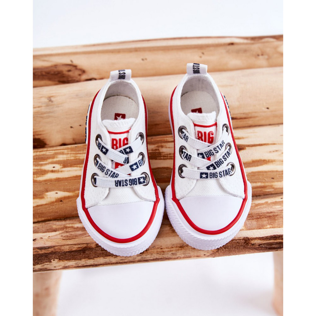 Trampki chłopięce Big Star KK374048 17 Białe (5900714538095) - obraz 3