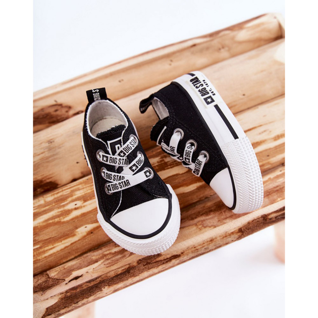 Trampki chłopięce Big Star KK374049 17 Czarne (5900714538149) - obraz 6