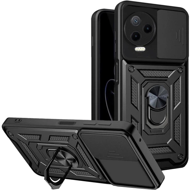 Чехол для смартфона Infinix Note 12 Pro 4G/12 2023 (X676C) BeCover Military Black (BC_709091) - Фото 1 Чехол для смартфона Infinix Note 12 Pro 4G/12 2023 (X676C) BeCover Military Black (BC_709091) - изображение 1