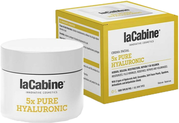 Сироватка для обличчя La Cabine 5x Pure Hyaluronic Cream 50 мл (8435534407681) - зображення 1