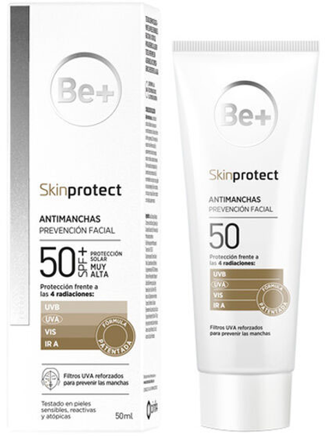 Сонцезахисний крем Be+ Skin Protect Anti-Blemish SPF50 50 мл (8470001950642) - зображення 1