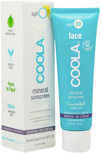 Krem matujący Coola Mineral Sunscreen Face SPF30 Matte Tint 50 ml (857770005953) - obraz 1