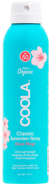 Spray przeciwsłoneczny Coola Classic Body Organic Sunscreen Spray SPF50 Guava Mango 177 ml (850008614439) - obraz 1
