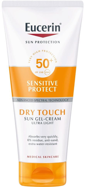 Сонцезахисний гель-крем для тіла Eucerin Sun Gel Cream Dry Touch SPF50 200 мл (4005800264214) - зображення 1