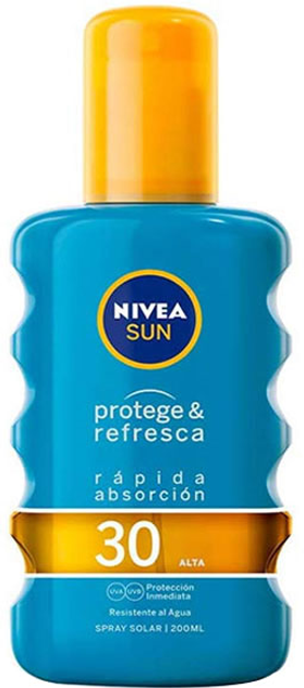 Спрей для тіла Nivea Sun Protect & Refresh SPF30 Spray 200 мл (4005900725707) - зображення 1
