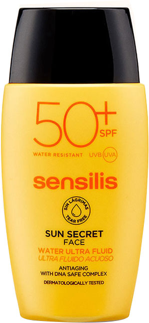 Сонцезахисний флюїд Sensilis Sun Secret Ultralight Water Fluid SPF50+ 40 мл (8428749769002) - зображення 1