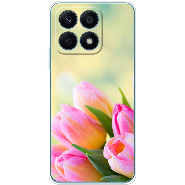 Силиконовый чехол BoxFace Huawei Honor X8a Bouquet of Tulips (48749-up1062) - Фото 1 Силиконовый чехол BoxFace Huawei Honor X8a Bouquet of Tulips (48749-up1062) - изображение 1